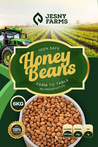Jesny Farms Honey Beans 6kg pack
